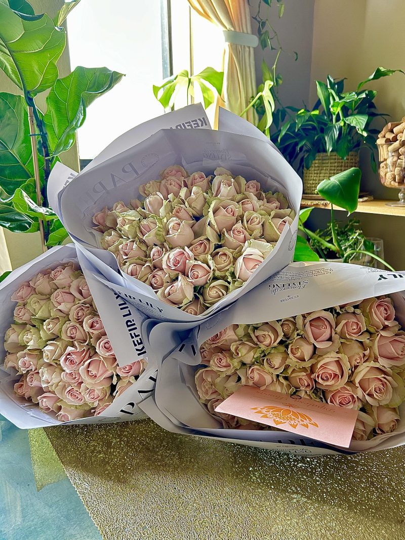 40 Pink Roses