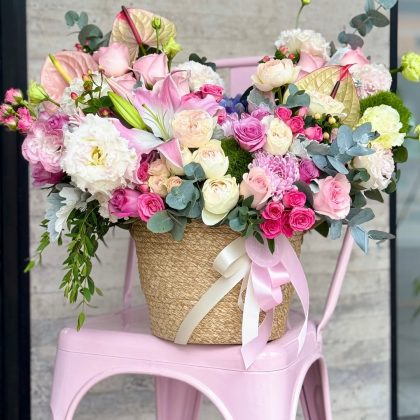 Fully Blooming Basket